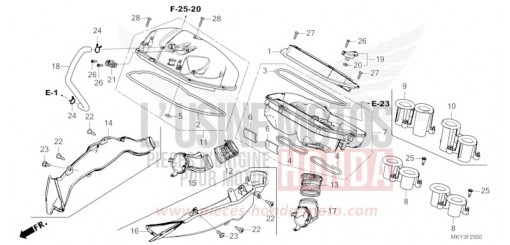 AIR CLEANER CB650RAN de 2022